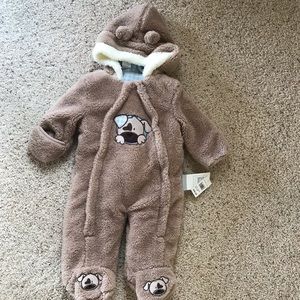 Winter bunting fleece outfit